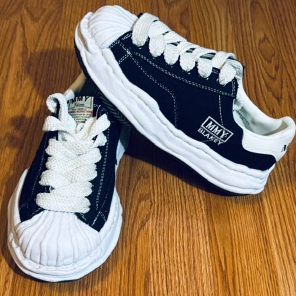 Maison MIHARA YASUHIRO MMY Blakey Original Sole Canvas Sneaker 7.5